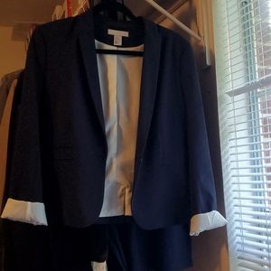 H&M navy Blazer, size 12
